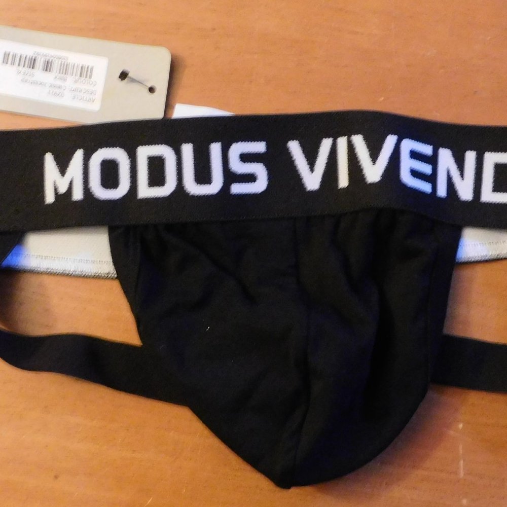 Men's XL Black Modus Vivendi Jockstrap